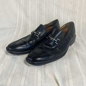 Cole Haan Horsebit Loafers Men’s 10.5 Black Leather Moc Toe Slip On Dress Shoes